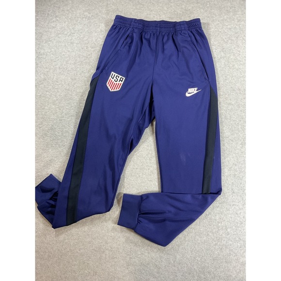 Nike Other - Nike Kids US Soccer Dri-FIT Training Pants Blue USWNT Joggers Size L 12-14 2365